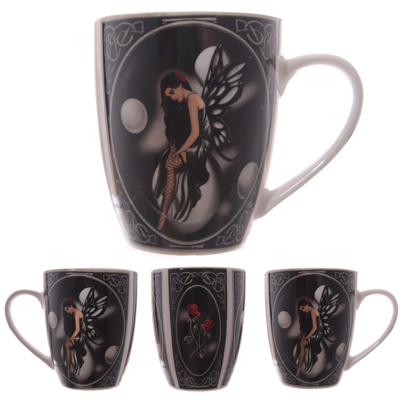 Tasse Eule Herz des Sturms Lisa Parker Kaffeetasse Kaffeebecher Gothic Fantasy 